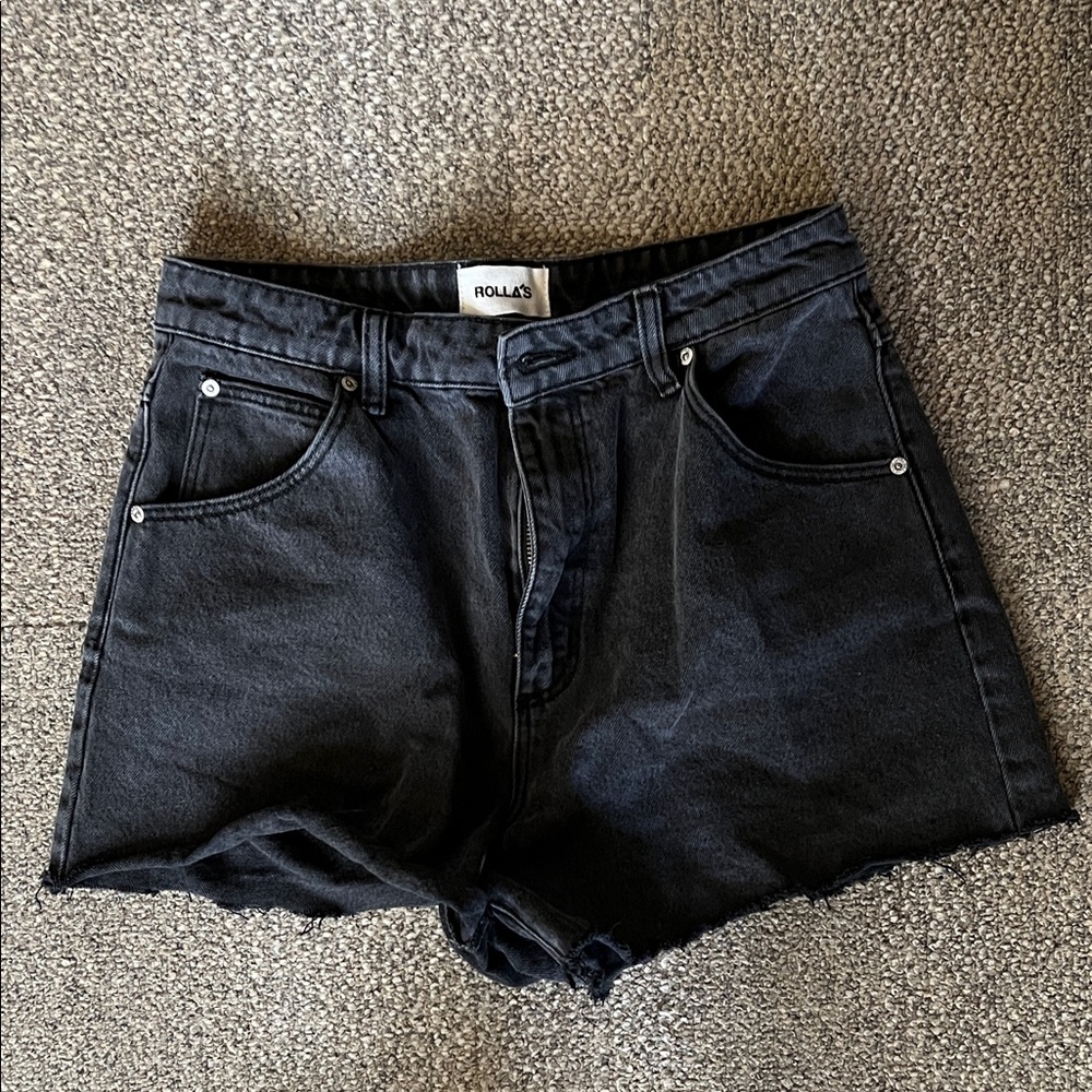 ROLLA'S Women's Dark Denim Jean Shorts